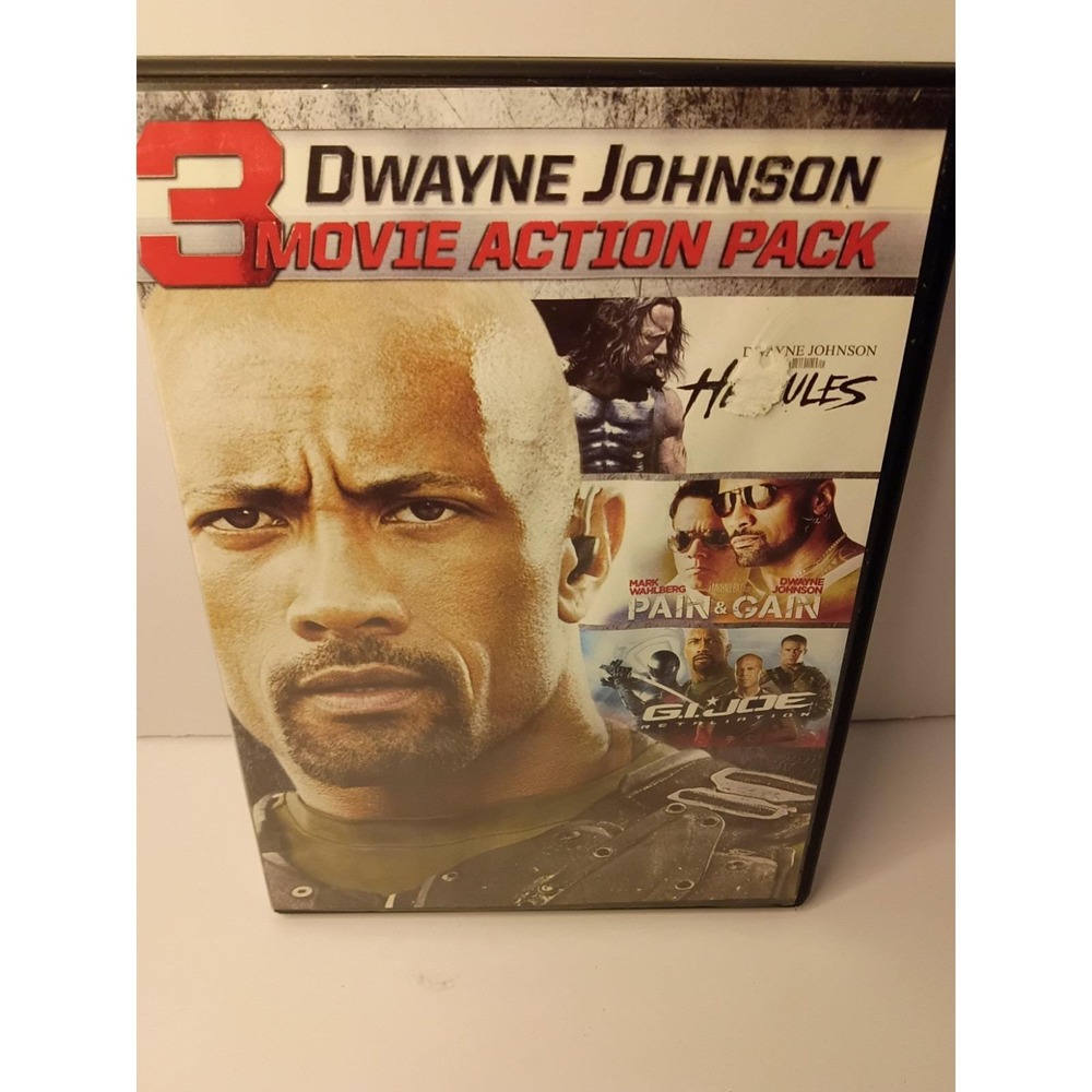 Dwayne Johnson 3-Movie Action Pack (DVD, 2017, Widescreen) Dwayne Johnson